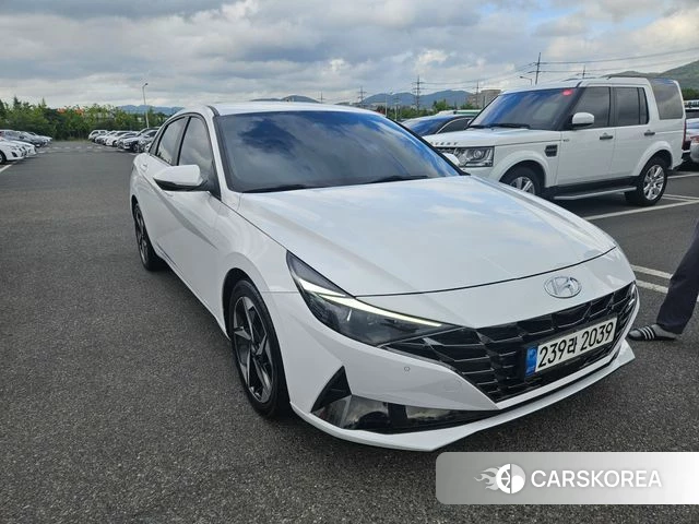 Hyundai Avante (CN7) 2020 Белый из Кореи