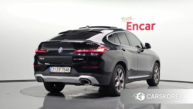 BMW X4 (G02) 2022 Черный из Кореи