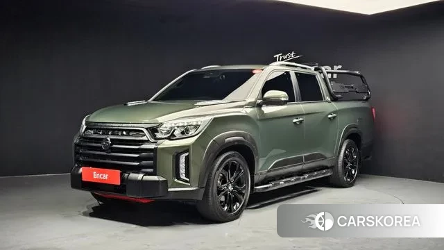 Ssangyong The New Rexton Sports Cannes 2022 Темно-зеленый из Кореи