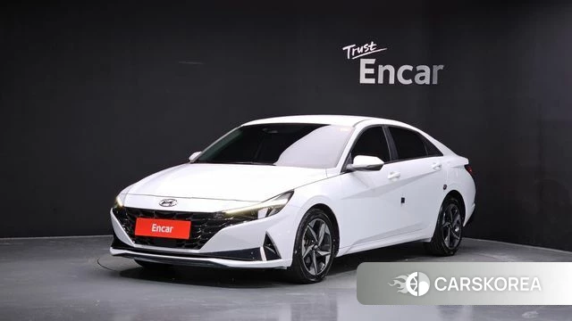 Hyundai Avante (CN7) 2020 Белый из Кореи