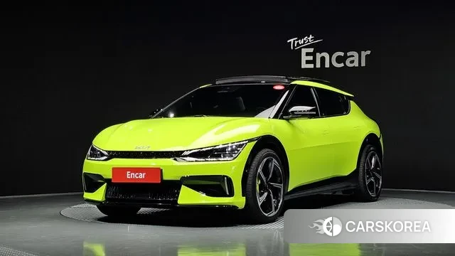 Kia EV6 2023 Зеленый из Кореи