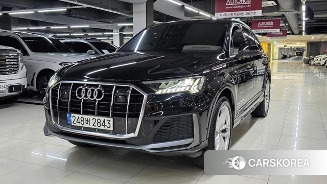 Audi Q7 (4M) 2023 Черный из Кореи