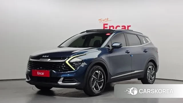 Kia Sportage 5th Generation Hybrid 2021 Синий из Кореи
