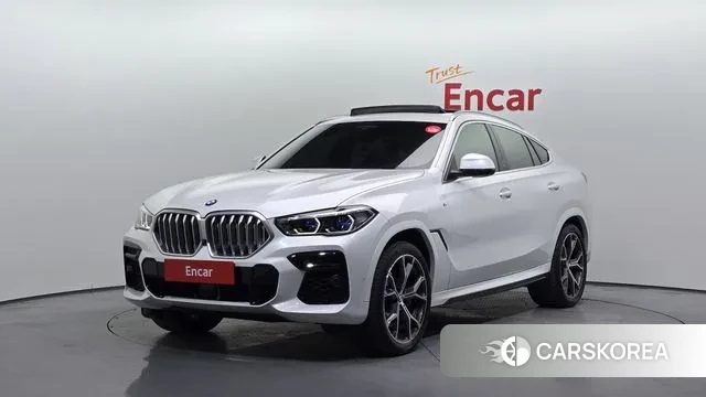 BMW X6 (G06) 2022 Белый из Кореи