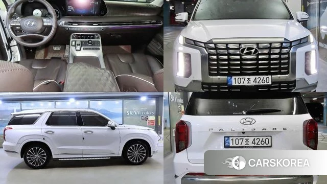 Hyundai The New Palisade 2022 Белый из Кореи
