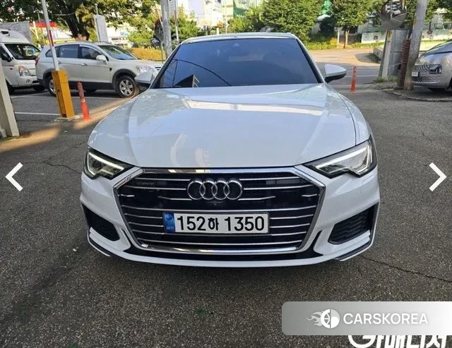 Audi A6 (C8) 2020 Белый из Кореи