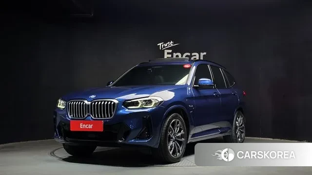 BMW X3 (G01) 2022 Синий из Кореи