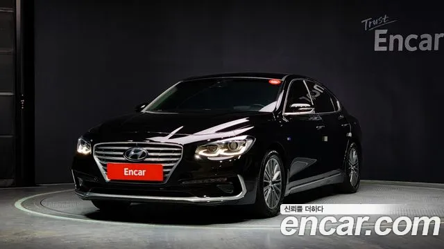 Hyundai Grandeur IG Hybrid 2018 Черный из Кореи
