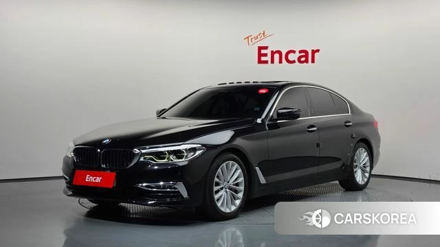 BMW 5 Series (G30) 2018 Черный из Кореи