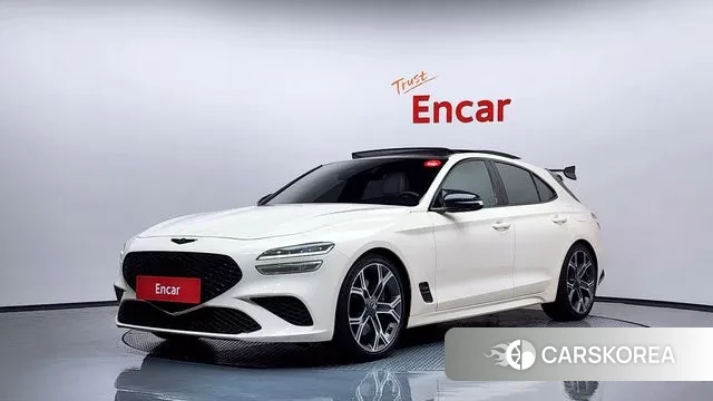 Genesis The New G70 Shooting Brake 2022 Жемчужный цвет из Кореи