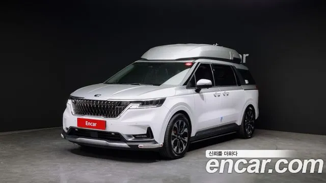 Kia Carnival 4th generation 2021 Белый двухцветный из Кореи