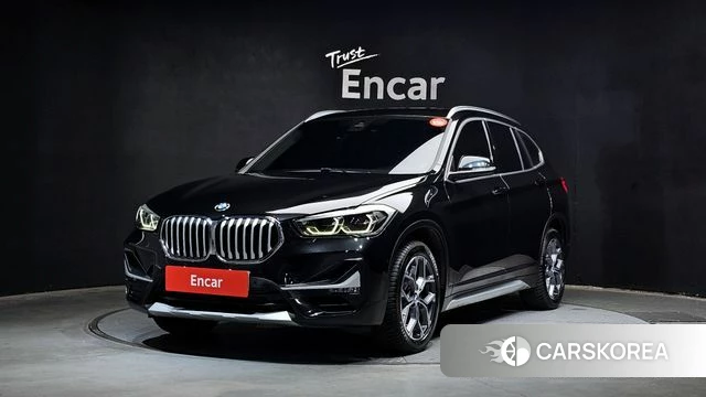 BMW X1 (F48) 2021 Черный из Кореи