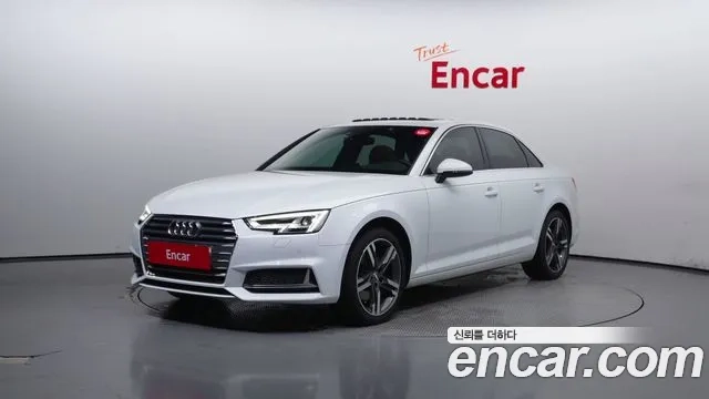 Audi A4 (B9) 2019 Белый из Кореи