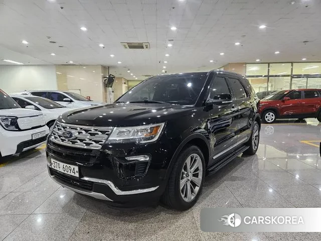 Ford Explorer 2018 Черный из Кореи