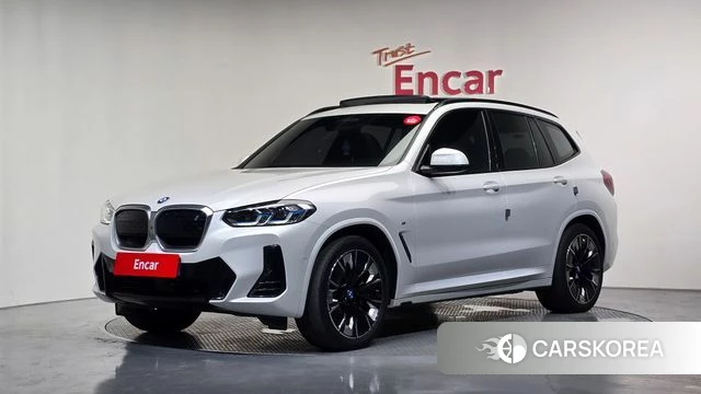 BMW iX3 2023 Белый из Кореи