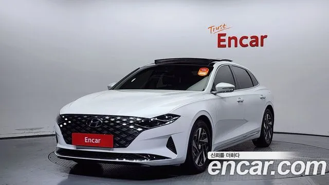 Hyundai The New Grandeur IG Hybrid 2021 Белый из Кореи