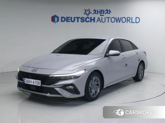 Hyundai The New Avante Hybrid (CN7) 2023 Серебристо-серый из Кореи