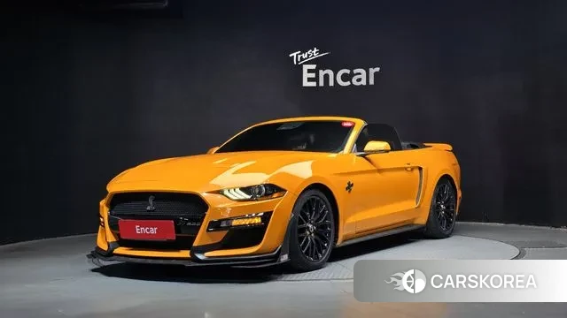 Ford Mustang 2019 Желтый из Кореи