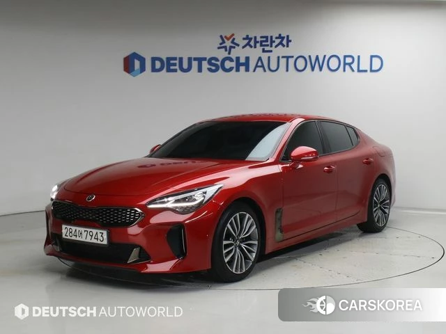 Kia Stinger 2019 Красный из Кореи