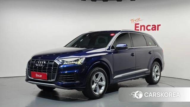 Audi Q7 (4M) 2020 Синий из Кореи