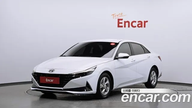 Hyundai Avante (CN7) 2022 Белый из Кореи