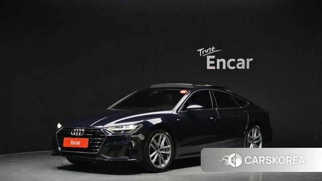 Audi A7 (4K) 2020 Синий из Кореи