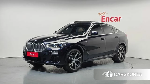 BMW X6 (G06) 2021 Черный из Кореи