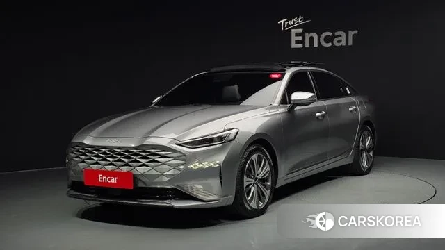 Kia K8 Hybrid 2021 Серебряный из Кореи