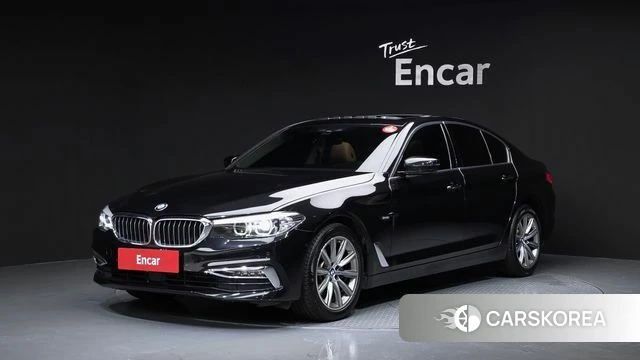 BMW 5 Series (G30) 2018 Черный из Кореи