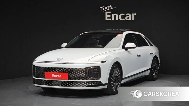 Hyundai Grandeur Hybrid (GN7) 2025 Белый из Кореи