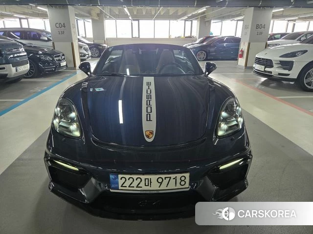 Porsche 718 Boxster 2021 Синий из Кореи