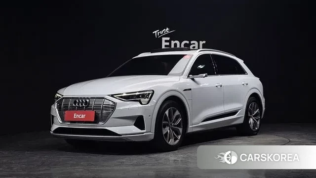 Audi e-Tron 2020 Белый из Кореи