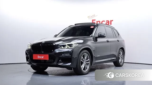 BMW X3 (G01) 2018 Черный из Кореи