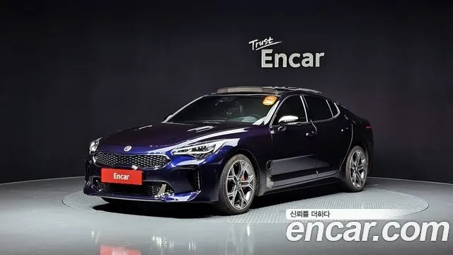 Kia Stinger 2019 Синий из Кореи