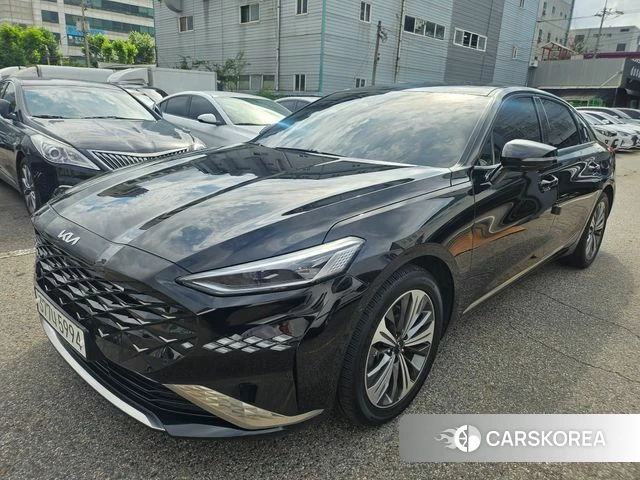 Kia K8 Hybrid 2022 Черный из Кореи