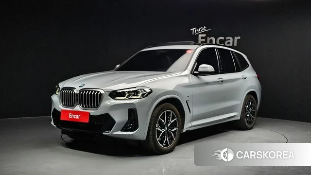 BMW X3 (G01) 2023 Светло-серебряный цвет из Кореи