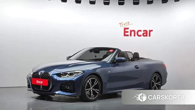 BMW 4 Series (G22) 2021 Синий из Кореи