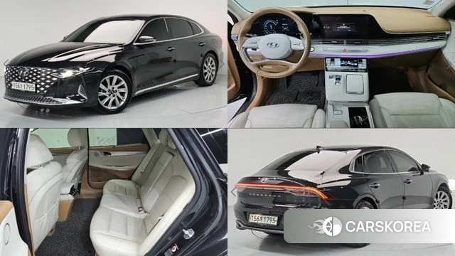 Hyundai The New Grandeur IG Hybrid 2019 Черный из Кореи