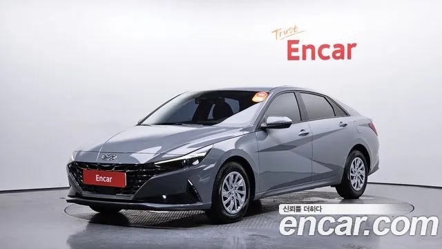 Hyundai Avante (CN7) 2020 Светло-серебряный цвет из Кореи