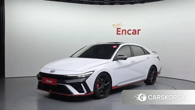 Hyundai The New Avante (CN7) 2023 Белый из Кореи