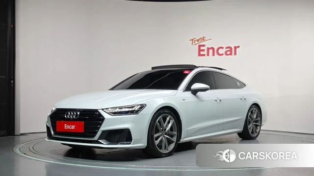 Audi A7 (4K) 2021 Белый из Кореи
