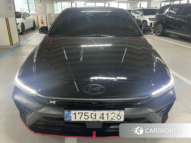 Hyundai The New Avante (CN7) 2024 Черный из Кореи