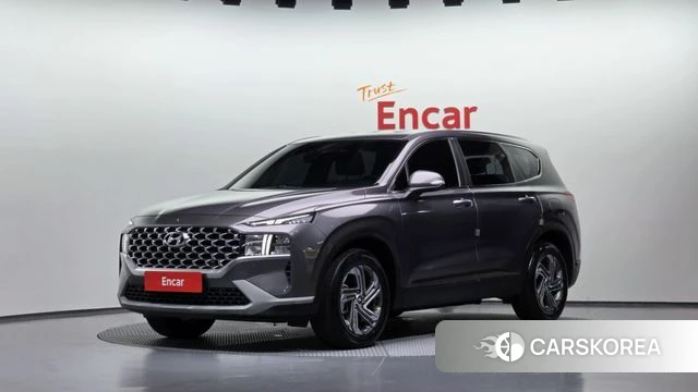 Hyundai The New Santa Fe 2021 Серый из Кореи
