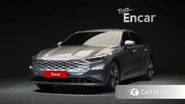 Kia K8 Hybrid 2021 Серебристо-серый из Кореи