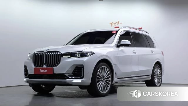 BMW X7 (G07) 2021 Белый из Кореи