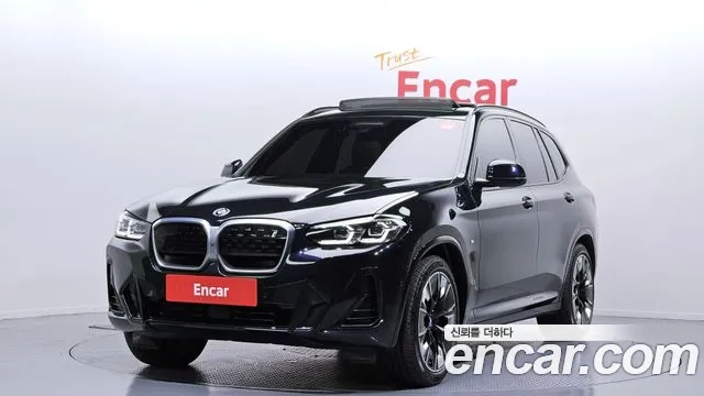 BMW iX3 2023 Синий из Кореи