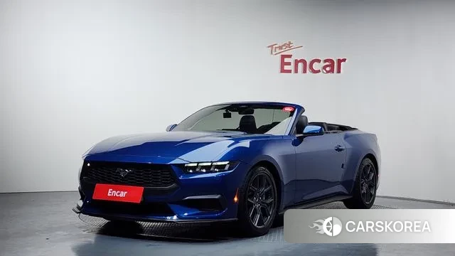 Ford Mustang 7th Generation 2024 Синий из Кореи