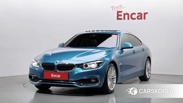 BMW 4 Series (F32) 2020 Синий из Кореи