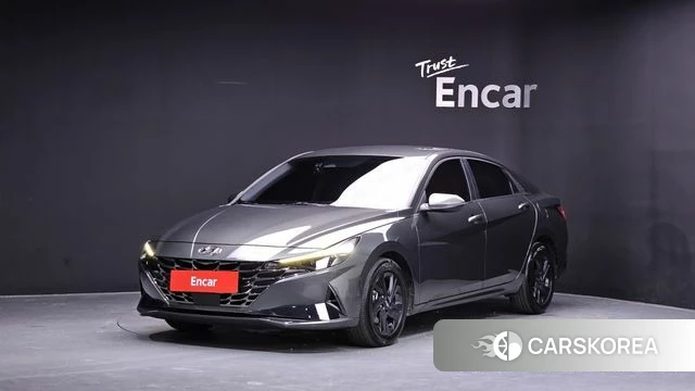 Hyundai Avante Hybrid (CN7) 2021 Серый из Кореи