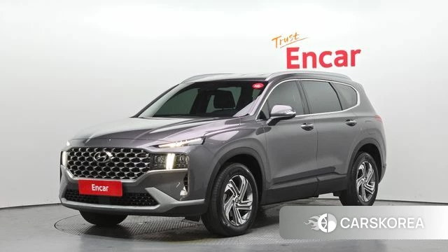 Hyundai The New Santa Fe 2023 Серый из Кореи